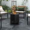Outsunny Feuerschale rauchfrei Tischfeuer Feuerstelle mit Produktbild-Vorschau 2