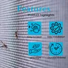 Intirilife Fliegennetz aus Fiberglas Weiß Meterware Breite Produktbild-Vorschau 3