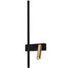 A modern black and gold wall lamp. Anteprima dell’immagine prodotto