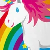 style3 Einhorn Damen T-Shirt Regenbogen Unicorn, Größe:2XL Produktbild-Vorschau 2
