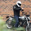 Merlin Hixon II D3O Motorrad Lederjacke, braun, 3XL Produktbild-Vorschau 4