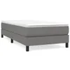 vidaXL Lit boxspring avec matelas gris foncé 90x200 cm Voir les images du produit 1