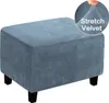 Stretch Ottoman Cover Stool Covers Footstool Protective Náhled obrázku produktu 1