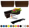 BURI 10 Euro-Paletten Blumenkästen-Einsätze inkl. Produktbild-Vorschau 1