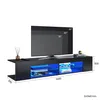 Szafka TV SONNI Czarny wysoki połysk 160 x 39 x 30 cm Podgląd zdjęcia produktu 9