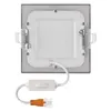 LED-Einbauleuchte NEXXO, quadratisch, silber, 7W, mit change CCT Produktbild-Vorschau