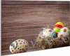 Wallario Schlüsselbrett aus Glas, Motiv: Bunte bemalte Eier Produktbild-Vorschau 1