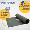Best Sporting Dart-Teppich, 40 x2 50 cm, dunkelgrau mit Produktbild-Vorschau 2