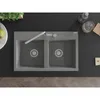 Mexen Hektor zlewozmywak granitowy 2-komorowy 800 x 480 mm, Podgląd zdjęcia produktu 4