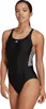 adidas Damen Mid 3 Stripes Badeanzügo SchwarzWeiß 38 Produktbild-Vorschau 8
