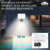 LED Außenleuchte mit Bewegungsmelder Schwenkbar Schwarz | Produktbild-Vorschau 4