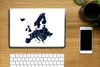 MuchoWow® Laptop Aufkleber Sticker Cover Karte von Europa - Produktbild-Vorschau 2
