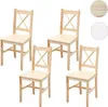 set di 4 sedie da sala da pranzo HWC-F77, poltrona sedia da Anteprima dell’immagine prodotto 6
