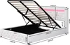 STILVORA LED-Doppelbett Polsterbetten Produktbild-Vorschau 7