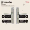 DOMINO Türgriff 78 Drückergarnitur WC - Badezimmer Set | Produktbild-Vorschau 7