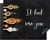 KitchenYeah© Herdabdeckplatte Ich koche von dir - Partner - Produktbild-Vorschau 1