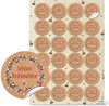 Weihnachtsaufkleber SET 5 x 24 weihnachtliche Sticker 4 cm Produktbild-Vorschau 5
