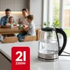 Szklany czajnik Lehmann 2L 2200W, czajnik elektryczny Podgląd zdjęcia produktu 9