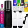 Sodastream Wassersprudler Terra Schwarz 2 Flaschen Sirup Produktbild-Vorschau 1