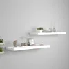 vidaXL Schweberegale 2 Stk. Weiß 80x23,5x3,8 cm MDF Produktbild-Vorschau 13