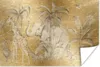 MuchoWow® Poster Dschungel - Kinder - Gold - Tiere 180x120 Produktbild-Vorschau 1
