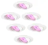 Ledvion 6er Set LED Einbaustrahler Rund Weiss RGB dimmbar Produktbild-Vorschau 1