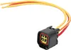 A close-up studio shot of a starter relay wiring harness connector with wires. Náhľad obrázku produktu
