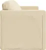 vidaXL Bodensofa mit Schlaffunktion Creme 112x174x55 cm Produktbild-Vorschau 6
