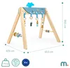 Arche de jeu en bois Mamabrum Baby Gym « Océan » - Trapeze Voir les images du produit 8
