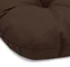 Beautissu 4er Set Sitzkissen Lisa Braun, 40x40x8cm Produktbild-Vorschau 3