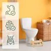 Relaxdays Toilettenhocker, verstellbar, Stuhlgang Produktbild-Vorschau 3