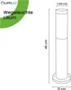 LUMILED Standleuchte Außen 45cm Pollerleuchte IP44 Produktbild-Vorschau 7