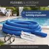 HAF Hochwertiger Pool Schwimmbadschlauch 32mm Blau 2 Meter Produktbild-Vorschau 2