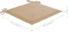 Gartenstühle 2 Stk. mit Beige Kissen Massivholz Teak Produktbild-Vorschau 10