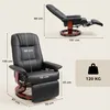 HOMCOM Relaxsessel Fernsehsessel Liegesessel Air-Leder 360° Produktbild-Vorschau 3