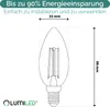 LUMILED 10er Set LED Lampe Ultraeffizient B35 E14  2,2W Produktbild-Vorschau 7