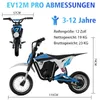 EVERCROSS EV12M PRO Elektro Motorrad Kinder, Produktbild-Vorschau 12