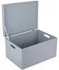 Creative Deco XXL Caja de madera gris con tapa, 40 x 30 x Vista previa de la imagen del producto 1