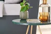 Tavolo pieghevole in vero marmo verde 38x38x44cm tavolo Anteprima dell’immagine prodotto 5