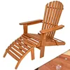 Casaria Sedia Prendisole Adirondack Inlc. Poggiapiedi Legno Anteprima dell’immagine prodotto 1