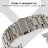 Strap-it Titanium Gliederband mit Schmetterlingsverschluss Produktbild-Vorschau 5