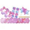 A flat lay of craft materials for making lanterns and star decorations. Produktbild-Vorschau