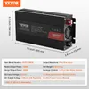 VEVOR Wechselrichter mit reiner Sinuswelle 1000W DC 12V  AC Produktbild-Vorschau 8