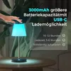 8-Farben-RGB-Dimmung, einziehbare Lampe,Tischlampe Produktbild-Vorschau 3