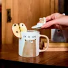 HOMLA Kubek BATIS z brązowym misiem i porcelanową Podgląd zdjęcia produktu 2