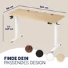 CASARIA® Verstelbaar bureau met elektrische Productafbeelding-voorbeeld 10