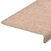 vidaXL Tappetini per scale 10 pz. Marrone 65x21x4 cm Pile Anteprima dell’immagine prodotto 12