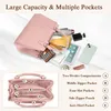 IGOLUMON Damen Handtasche Mittelgroß Leder Rosa Elegante Produktbild-Vorschau 2