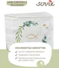 Sovie HORECA Serviette Eukalyptus/Fisch aus Tissue 33 x 33 Produktbild-Vorschau 6
