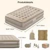 Product details and dimensions of an inflatable mattress. Produktbild-Vorschau